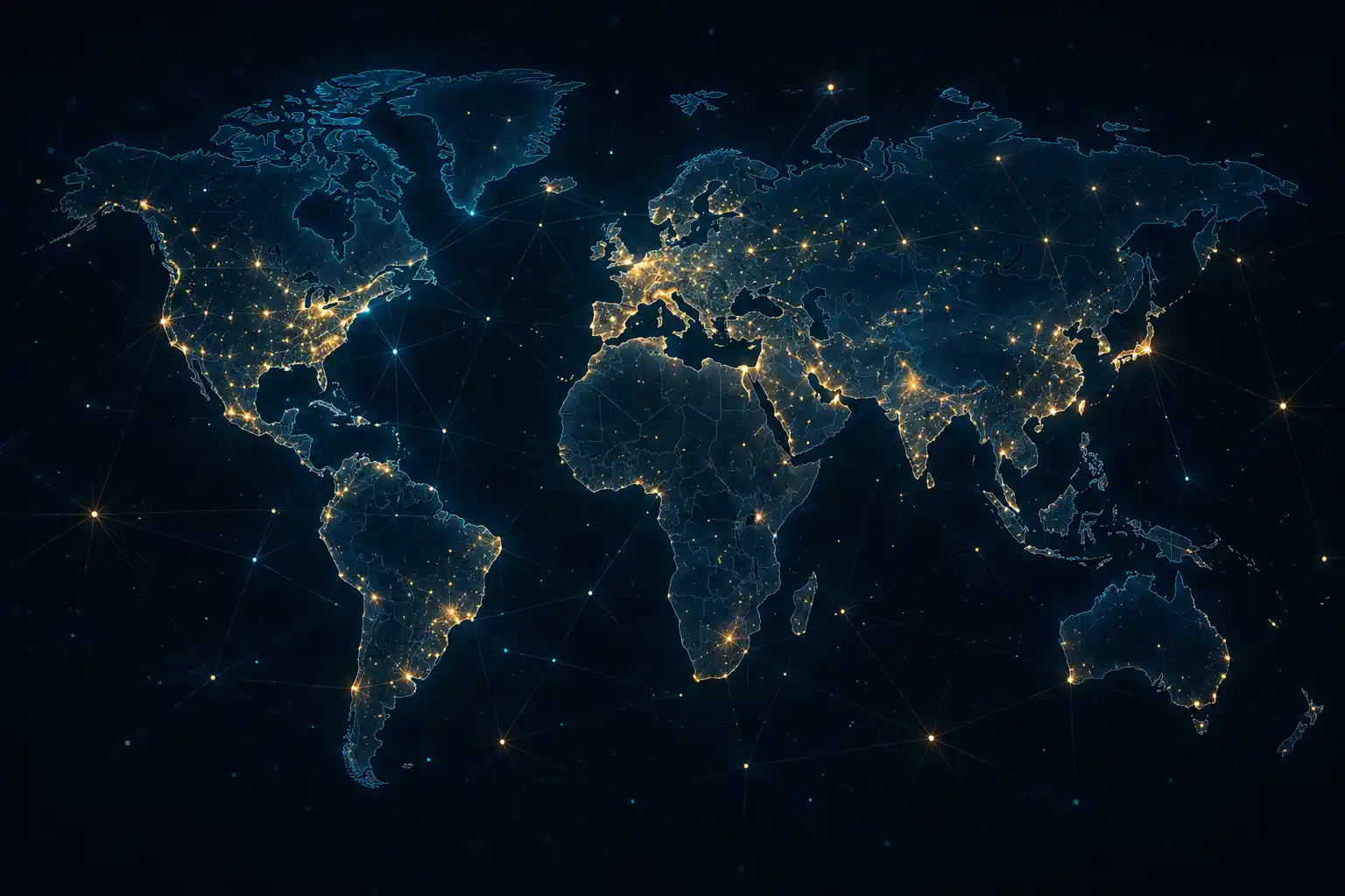 Strategic material geography world map